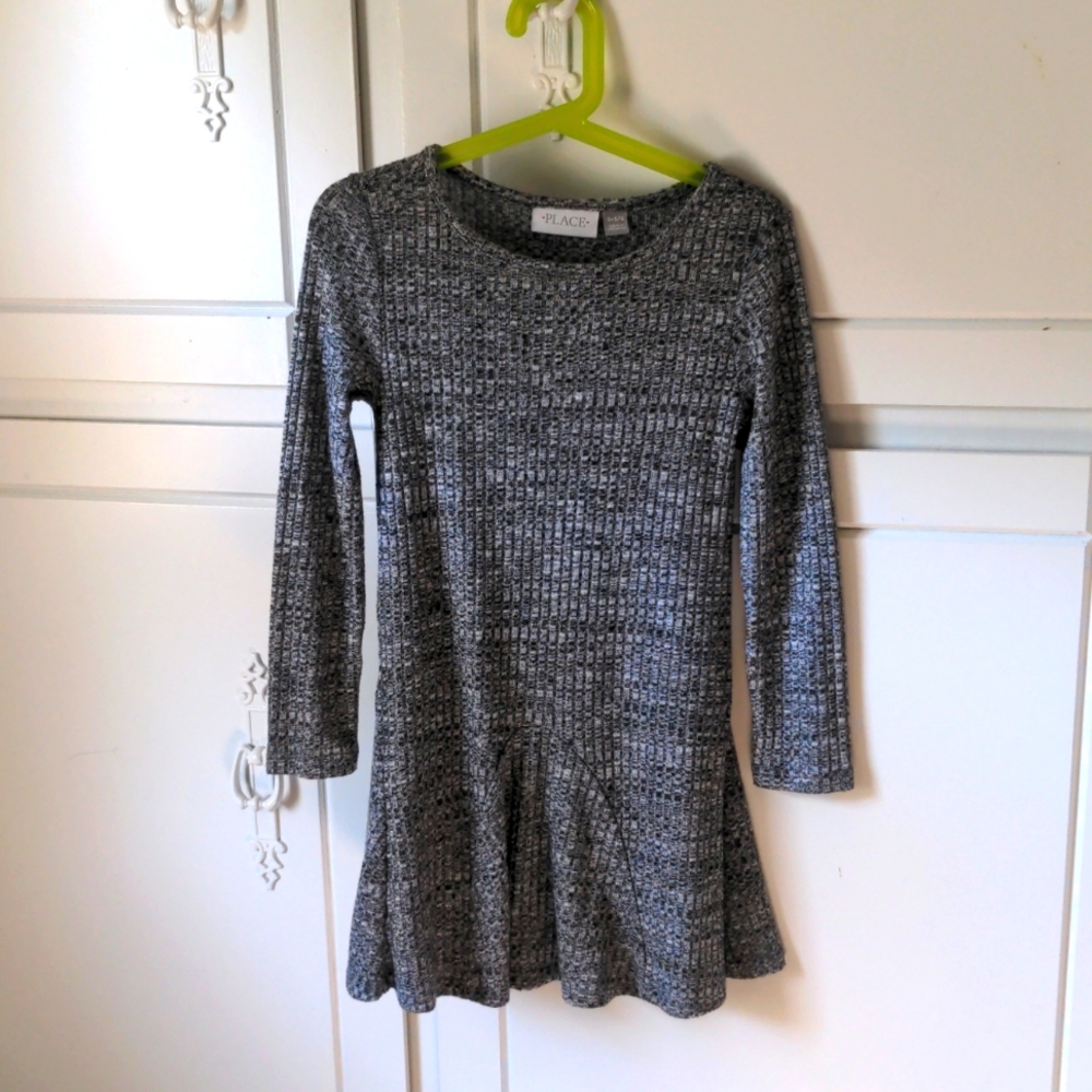 Gray heather dress size small (5-6)